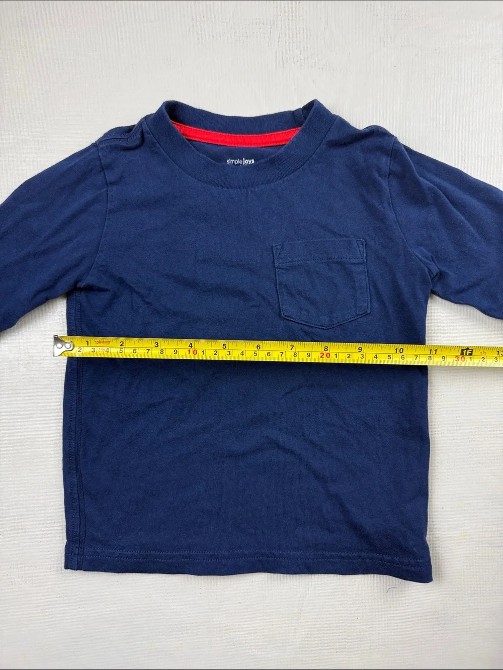 Carters Simple Joys Long-Sleeve Crewneck Bundle Teal Navy Indigo Gray Size 2T